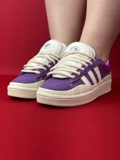 Adidas campus 2.0 roxo bege nacional premium - comprar online