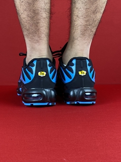 Nike tn plus preto azul importado na internet