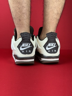 Nike Air Jordan 4 branco preto Nacional S na internet