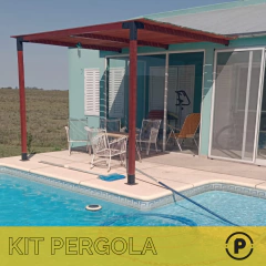 Kit Pergola - 1 Modulo Pared - 3x3" - comprar online