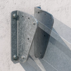 Soporte Perfil C 80mm - Inclinado - Pecole