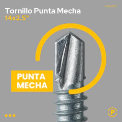 Imagen de Tornillo 14x2.5 (Metal) x 100u