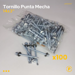 Tornillo 14x3 (Metal) x 100u
