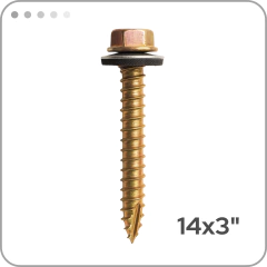 Tornillo 14x3 (Madera) x 100u - comprar online