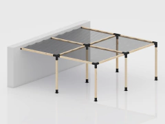Kit Pergola - 4 Modulos - Sobre Pared - comprar online