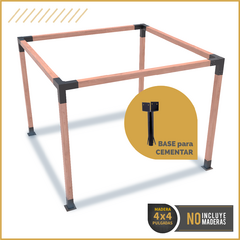 Imagen de Kit Pergola - 1 Modulo - Sobre Suelo