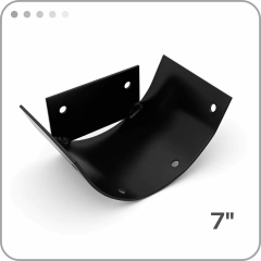 SOPORTE PARA PALO REDONDO 17CM (7 PULGADAS) - comprar online