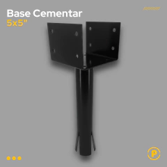 Base / Soporte 5x5 para cementar