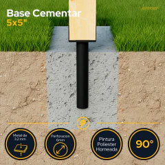 Imagen de Base / Soporte 5x5 para cementar