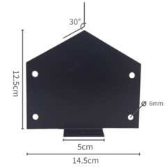 Soporte Cumbrera 30° Tirante 2x5 3x5 - comprar online