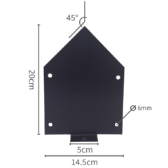 Soporte Cumbrera 45° Tirante 2x6 3x6 - comprar online