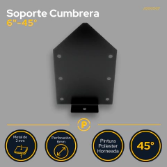 Soporte Cumbrera 45° Tirante 2x6 3x6 - tienda online