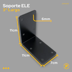 Soporte L 3 " x 11cm en internet