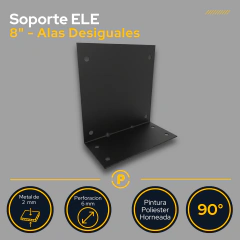 Soporte L 8" Alas Diferentes / Desiguales - tienda online