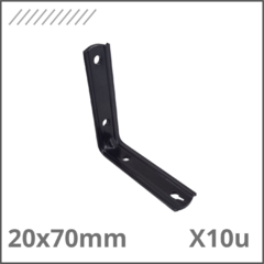 Soporte L 2 x 7cm X 10u