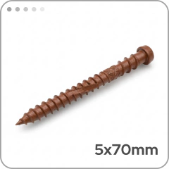 Tornillo KKT 5x70mm (Deck) x 100u - comprar online