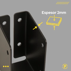 Soporte de Tirante 2x4 (Alas internas) - Pecole