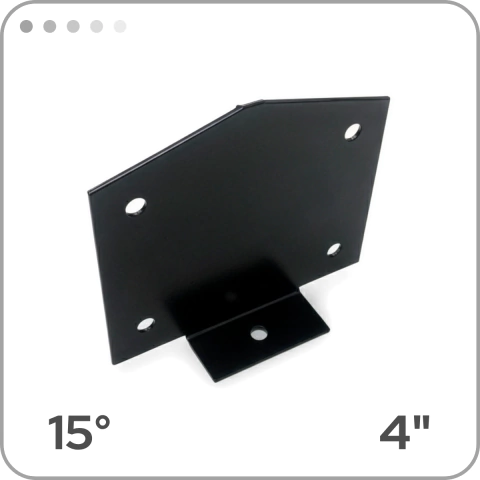 Soporte Cumbrera 15° Tirante 4" - comprar online