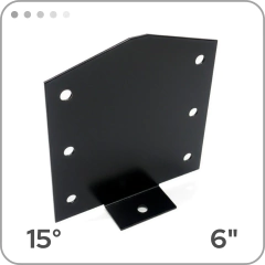 Soporte Cumbrera 15° Tirante 6" - comprar online