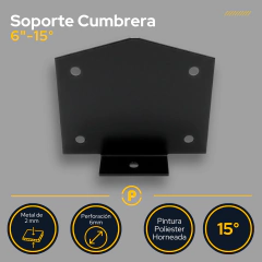 Soporte Cumbrera 15° Tirante 6" - tienda online