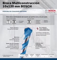 Imagen de Mecha Multiproposito Bosch 10mm