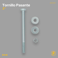 Tornillo pasante para 3" x 8u