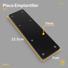 Placa de Emplantillar / Union Tirante 3" en internet