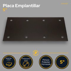 Placa de Emplantillar / Union Tirante 5" - tienda online