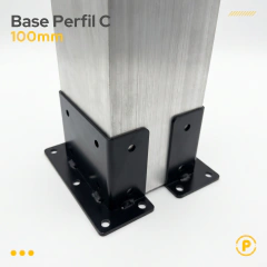 Base Perfil C 100mm