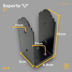 Soporte "U" 2" - comprar online