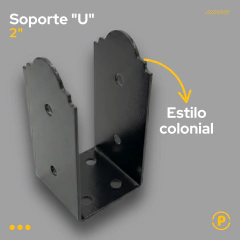 Soporte "U" 2" - Pecole