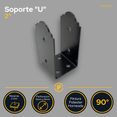 Soporte "U" 2" - tienda online