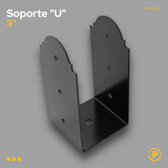 Soporte "U" 3"