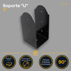 Imagen de Soporte "U" 3"