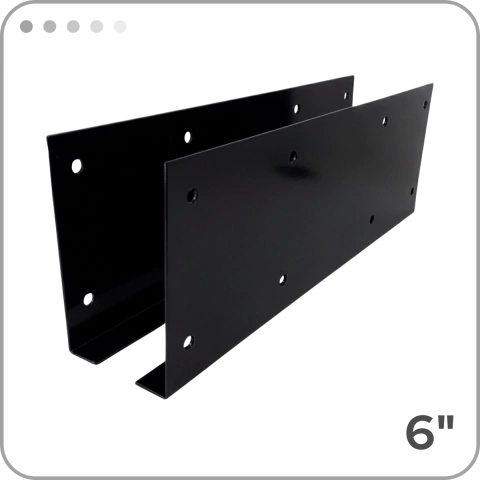 Par de Placa Emplantillar Con Pestaña 6" - comprar online