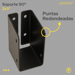 Soporte de Tirante 2x3 (Alas internas) - Pecole