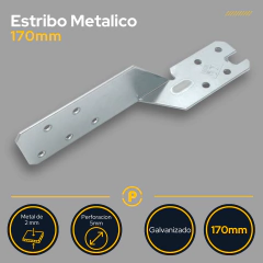 Estribo Metalico para Vigas 170mm - tienda online