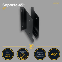 Soporte de tirante 2x4 Inclinado 45° - tienda online