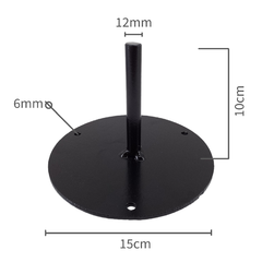 Base de atornillar poste redondo - comprar online