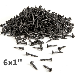 Tornillo para madera 6x1 (25mm) - Bolsa 100u