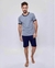 Pijama Verano Hombre Eyelit 100% Algodón (EYE1938) - comprar online