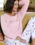 Pijama Manga larga Blooming Mariene (MAR2440) - Casa Eyvazian