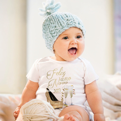 Body bebê Reveillon Feliz Ano Novo Salto Taças - comprar online