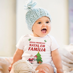 Primeiro Natal Em Família Body Roupinha do Bebê - comprar online