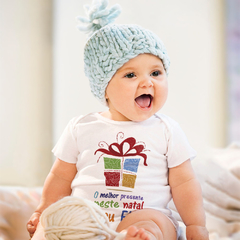 Sou o Melhor Presente Neste Natal Body Roupinha do Bebê - comprar online