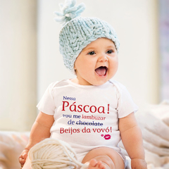 Body Bebê Páscoa Beijos da Vovó - comprar online