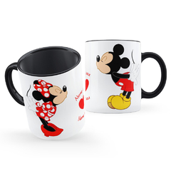 Caneca Personagem Beijinho com Nomes do Casal - comprar online