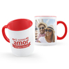 Caneca Nosso Amor Sempre Vence Faça com a Sua Foto