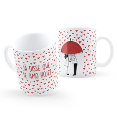 Caneca Já Disse Que Te Amo Hoje? Chuva de Corações Amor - comprar online