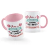 Caneca Rosa Para a Melhor Mãe Do Mundo Eu te Amo Presente